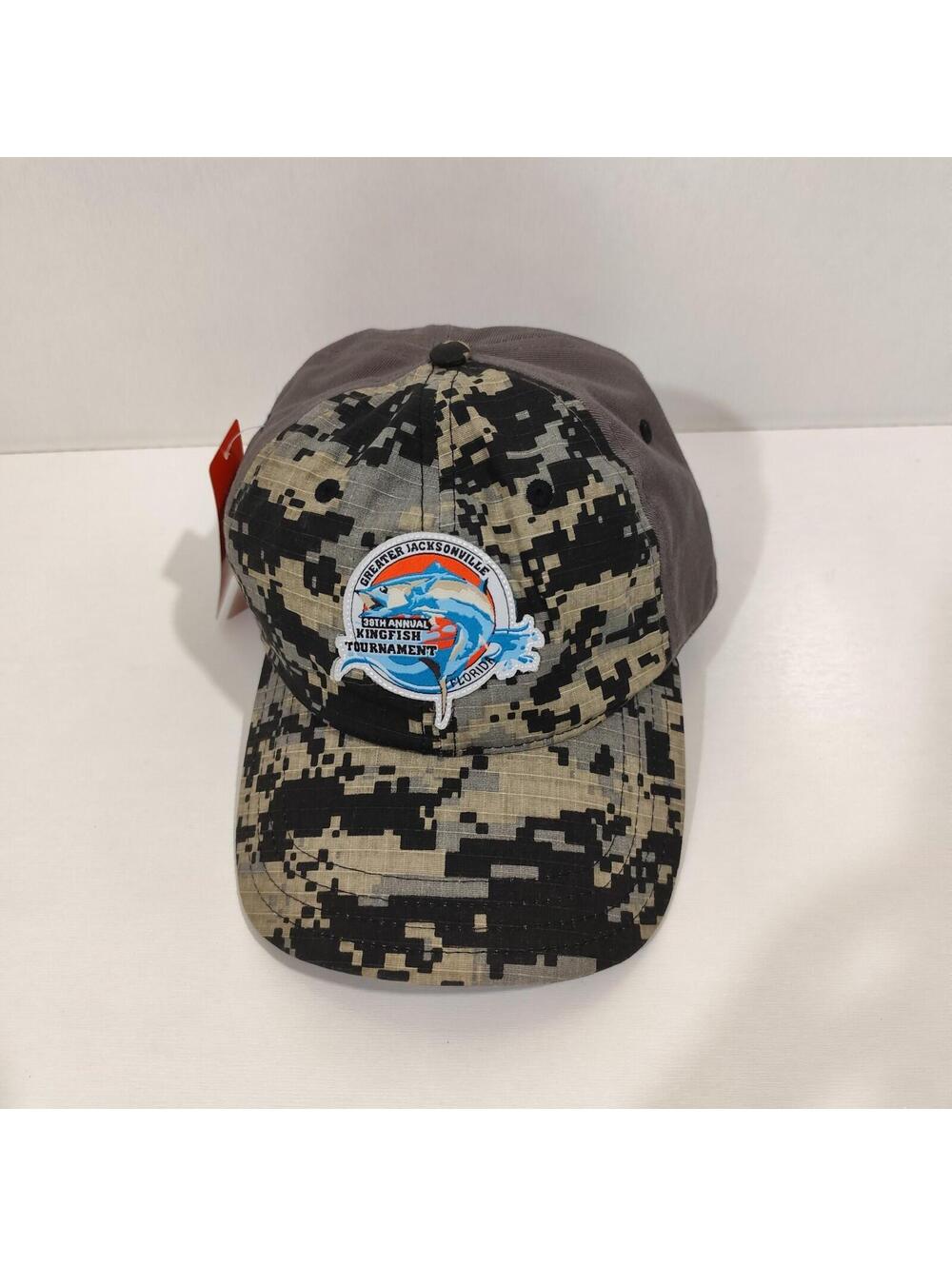 Greater Jacksonville Kingfish Tournament 38th Hat Cap Baseball Florida Camo